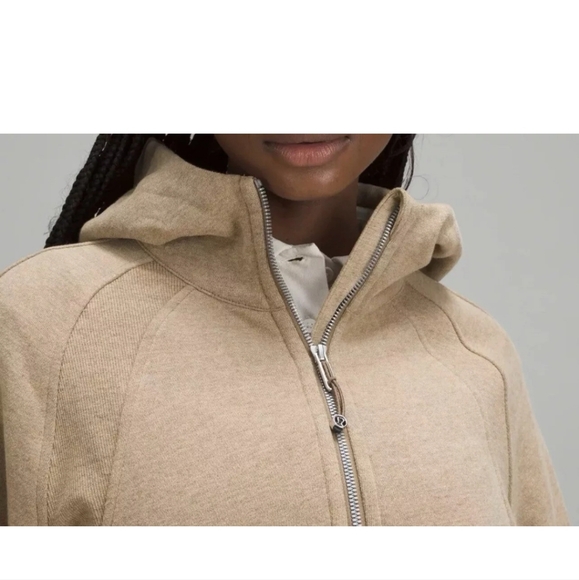 Lululemon scuba hoodie~oversized half zip~rare heathered allspice. - Picture 4 of 4